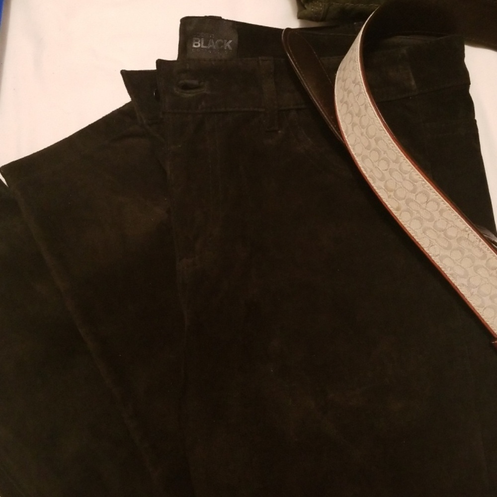 Joe's Black Leather Jeans